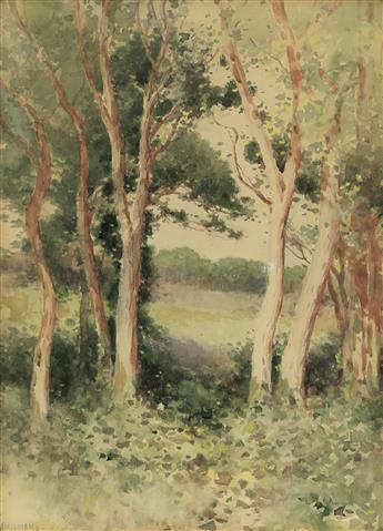 EDWARD PERCY MORAN Forest Clearing.